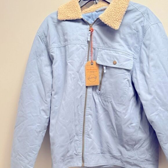 Weatherproof Vintage Men's Sherpa Lining Trucker Jacket - Moonlight L - Picture 5 of 10